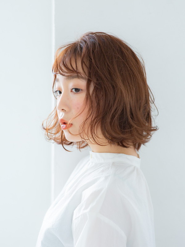ゆるナチュラル切りっぱなしボブ