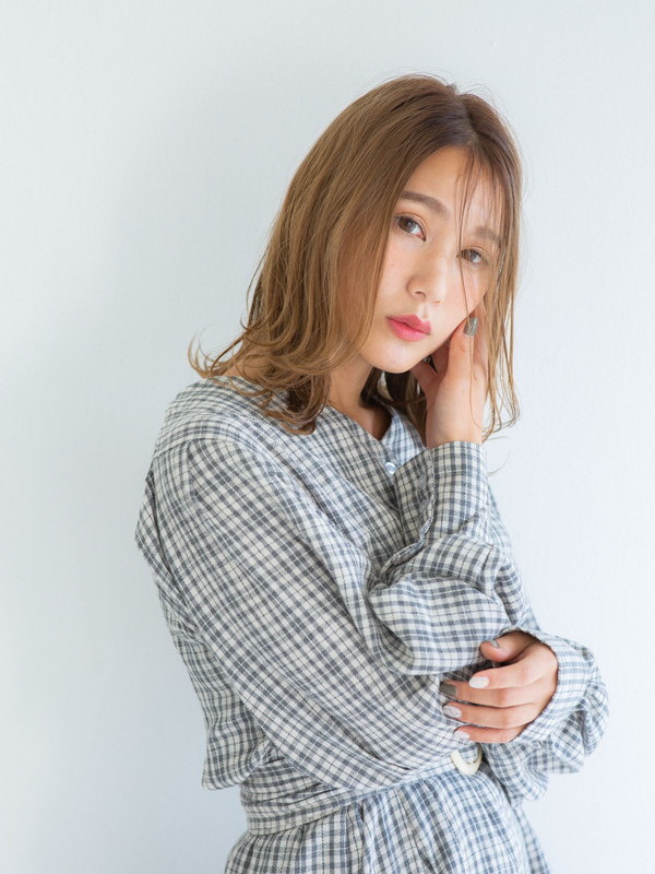 シースルー★ミディアム切りっぱなし