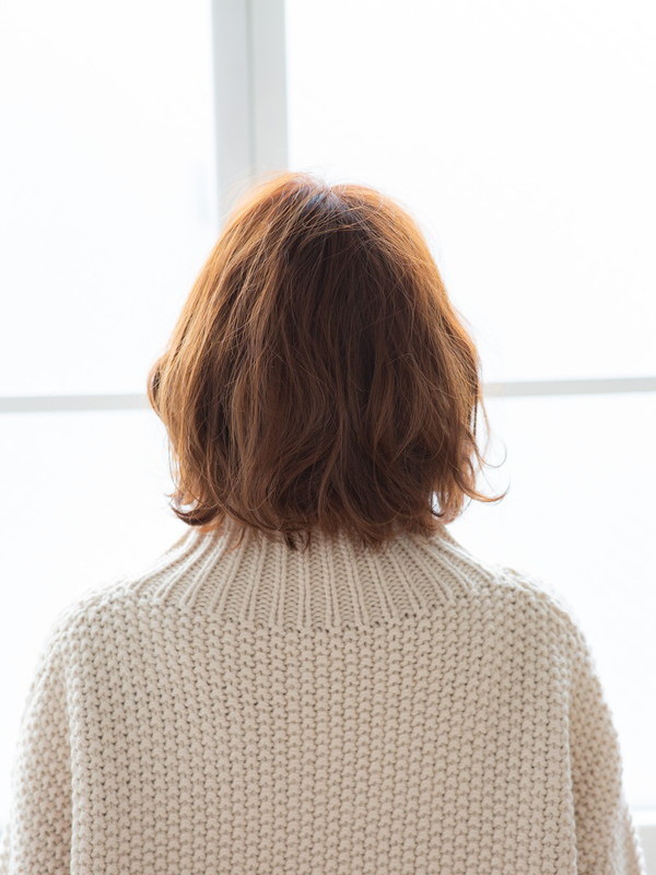 ゆるナチュラル切りっぱなしボブ